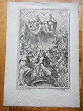 1735 circa-INCISIONE-Stampa-GIOVANNI BATTISTA SINTES incisore-A. MILANI pittore+