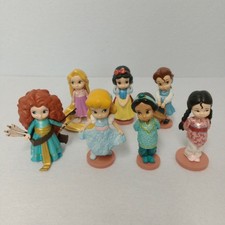 Lotto 7 Mini Figure Principesse Disney Bambine Cake Topper (Disney)