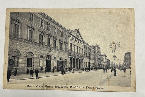 Cartolina bari corso vittorio - bari,