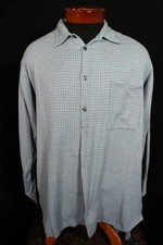 Camicia A Quadri Blu In Cotone