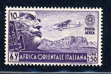 Africa Orientale Italiana - 1938 - 1,50 lire Posta Aerea (Sassone 6) - nuovo -