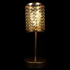 1pc Creative Bedroom Table Light Home Decorative Comodino per il regalo Golden
