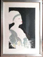 Litografia numerata e firmata a mano Armodio (Vilmore Schenardi) in cornice