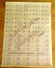 ITALIA ASSEGNI BANCONOTE 50