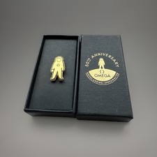 OMEGA Orologio Spilla Bavero Apollo 11 Sbarco sulla Luna 50° Anniversario 2019 Speedmaster