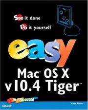 Easy Mac OS X, v10.4 Tiger By