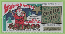 GRATTA E VINCI LOTTERIA NATALE CON LA FORTUNA LOTTO 98 VERGINE PERFETTO