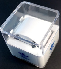 ADIDAS-SCATOLA PER OROLOGIO-VINTAGE-CON GARANZIA-RARE WATCH BOX-CAJA-BOITE-USATA