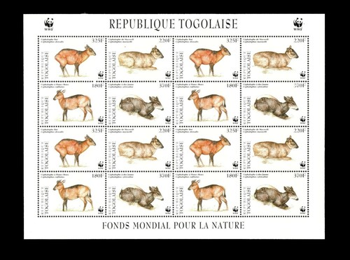 Togo 1996 wwf duiker - -, wwf,