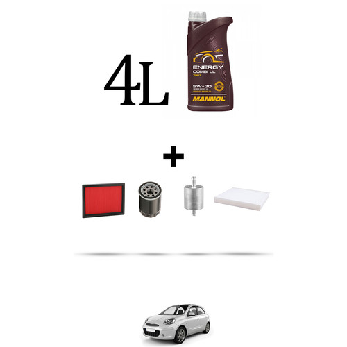 Hoffcar kit tagliando filtri - kit, 3