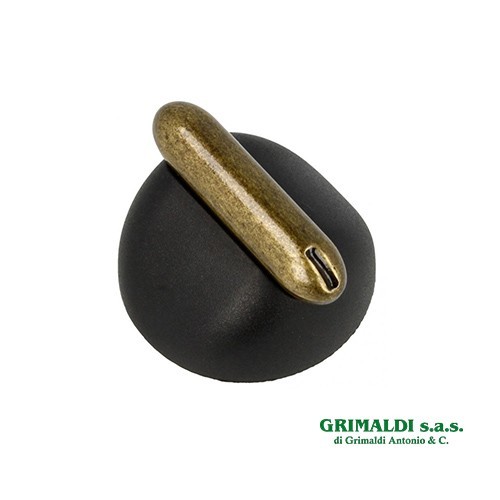 Manopola antracite ottone - manopola, per
