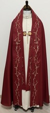 Piviale rosso oro ulivo double