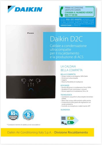 Daikin caldaia d2c combi - caldaia, 28