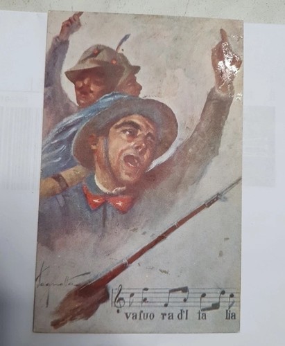 Cartolina militare illustrata - cartolina,