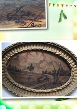 D Quadro Pittore Firmato Vintage Modernariato Raro Antiquariato