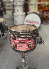 Tama Starclassic Maple Tom „ Red/Bianco Oyster " 10x7 “, Smoked Nero Nichel Hw