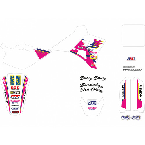 Kit adesivi grafiche yamaha - kit,