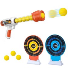 Pistola Giocattolo per Bambini con 8 Colpi Munizioni 2 Tiro Bersaglio obbiettivi