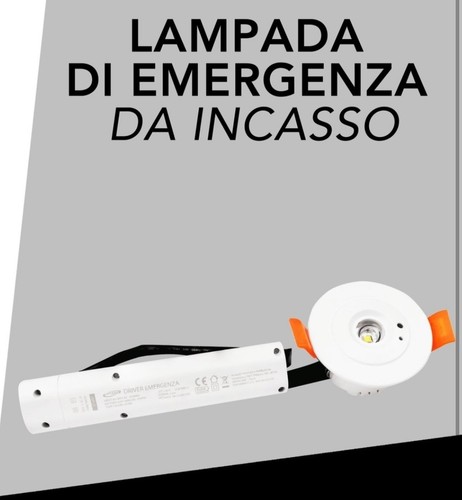 Lampada emergenza led - di,