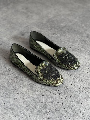 Mocassini kenzo nero verde - kenzo,
