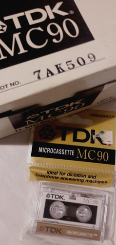Tdk microcassetta per - microcassetta,