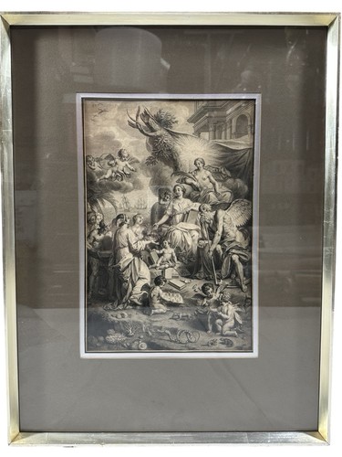 Incisione rame olandese xviii - olandese,