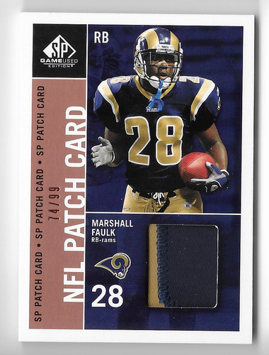Marshall faulk 2003 - faulk, sp