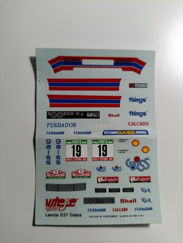 Decals lancia 037 imer - lancia,