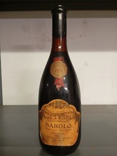Bottiglia vino barolo 1975 - bottiglia,