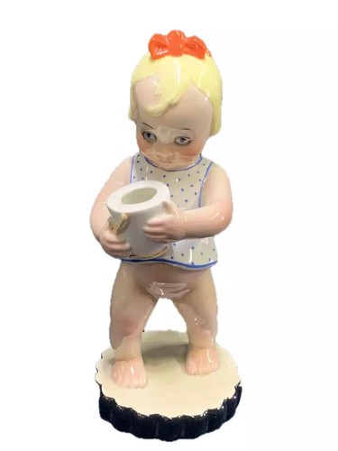 Ceramica lenci bimba - bimba, con