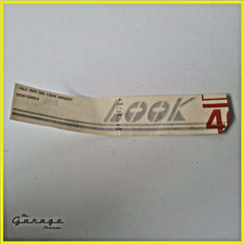 Adesivo Sigla LOOK Argento Parafango Anteriore Destro DX PEUGEOT 205 1983 1998