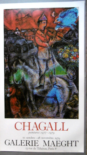Chagall marc affiche originale - marc,