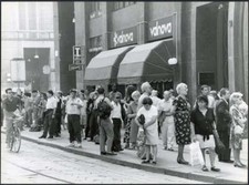 Foto vintage Sciopero Autobus Milano 1993 Ft 3604 - Stampa 24x18 cm