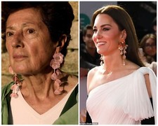 Orecchini A Clip Dorati Lunghi