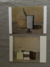 2 cartoline, Giorgio Morandi