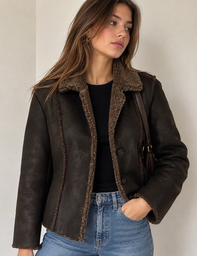 Giacca donna marrone - giacca,