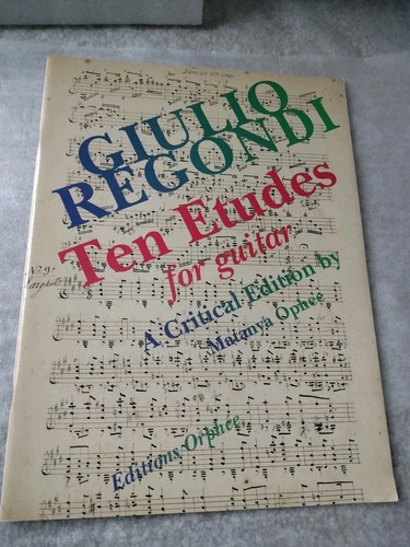 Giulio regondi dieci studi per - regondi,