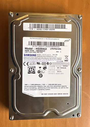 Hdd samsung 2tb - hdd,