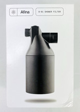 Afina Shower Filter B-01 - All Shower Types - Black - For Hard Water - New*