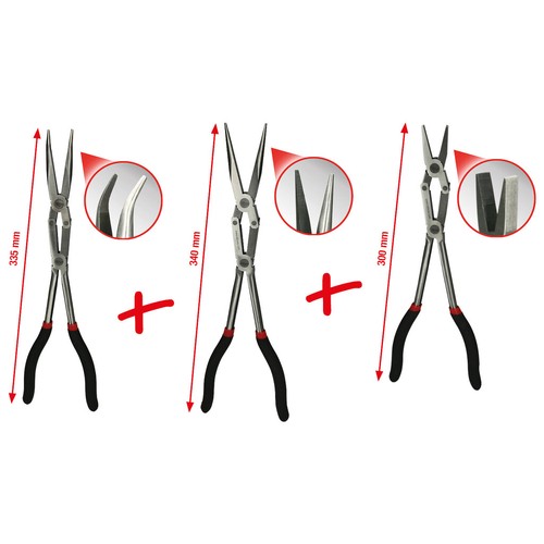Tools action set - set, pinze