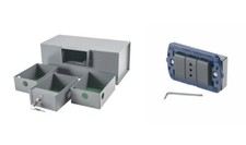 CASSAFORTE A SCOMPARSA PRESA ELETTRICA LIWING MINI SECUR BOX 3 CASSETTI + VANO 