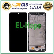 DISPLAY LCD TFT + FRAME PER SAMSUNG GALAXY M42 5G 2020 SM-M426 TOUCH SCREEN NERO
