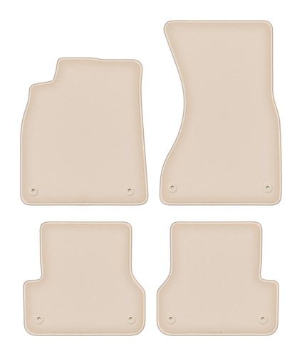 Set tappetini moquette beige