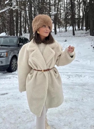 Cappotto pelliccia sintetica - pelliccia,