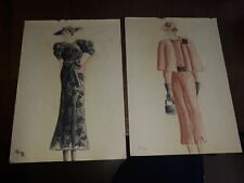 moda-abiti 2 disegni a matita