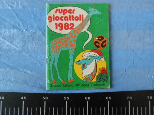 Catalogo toys 1982 raro gig - 1982,