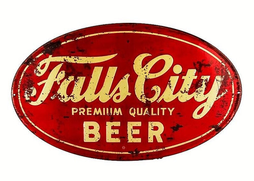 Targa metallo falls - metallo, beer