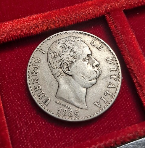 Lire 1885 umberto regno - lire,