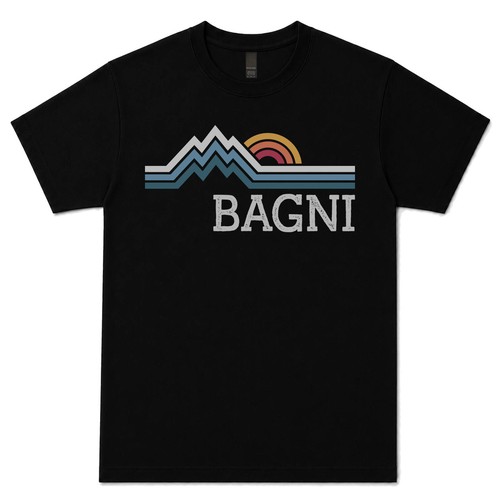 Maglietta bagni retro logo - maglietta,