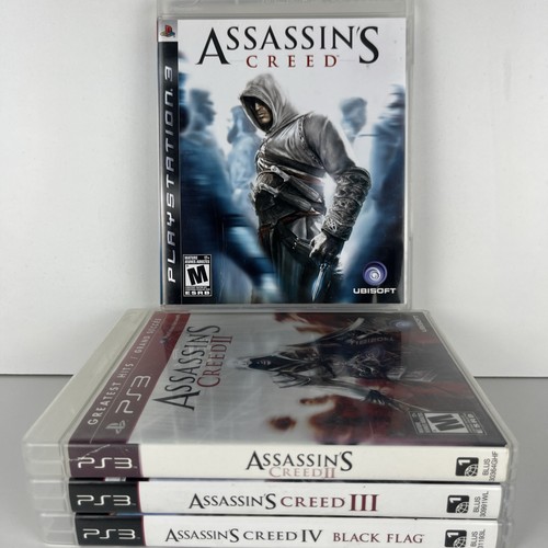 Assassins creed 3 - 4, black